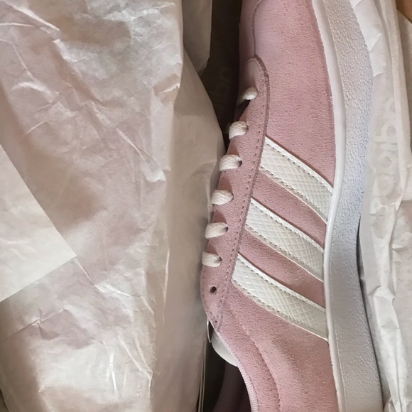 Adidas VL Court 2.0 Pink Women’s Shoes Size 10 - Picture 5 of 6